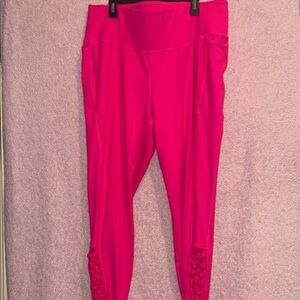 Lane Bryant LIVI Hot Pink Leggings